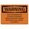 Signmission OSHA, Keep Contaminates Outside Your Body Wash, 10in X 7in Rigid Plastic, 7" W, 10" L, Landscape OS-WS-P-710-L-12207 - alternate 1